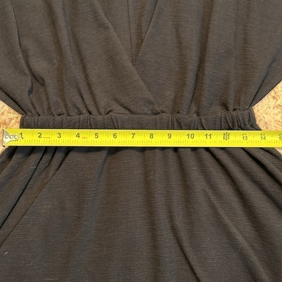 Free People Beach Black Drape Front Coverup Dress Size Small - Picture 8 of 10